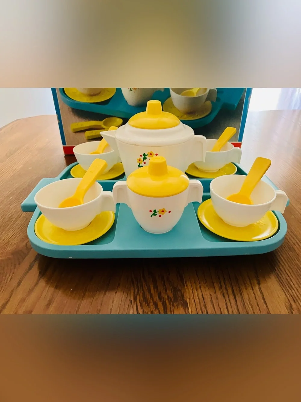 RARE Vintage 1982 Fisher-Price Tea Set | Complete with Box